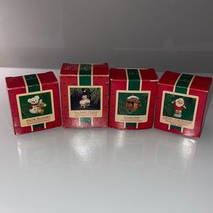 Four Vintage Hallmark Ornaments